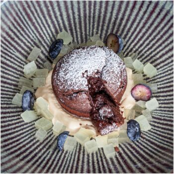 Blødende Chokoladekage 2025 / #AFH. MED NYTÅRSMENU